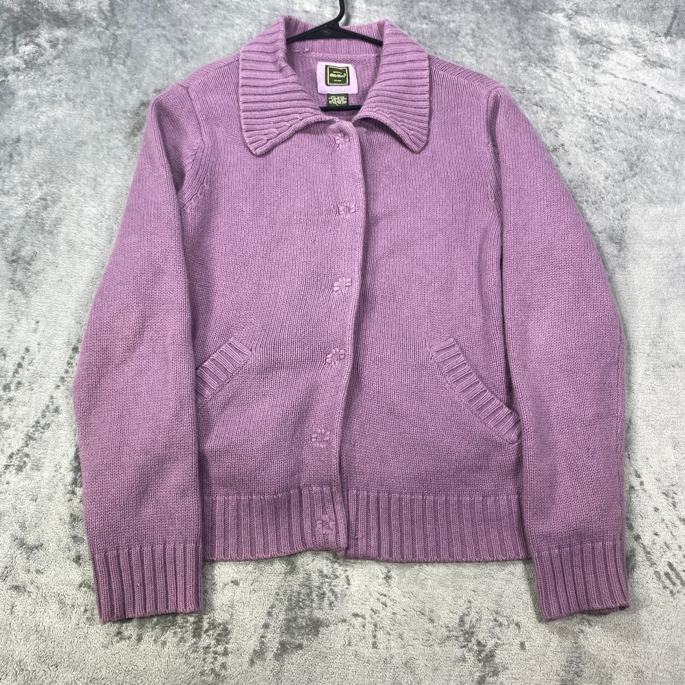 Vintage Eddie Bauer Sweater Large Wool Angora Rabbit Nordic Ski Chalet Knit